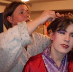 30.10.2010: Die chinesische Nachtigall: Hinter der Bühne